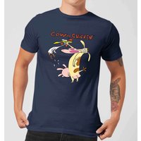 Cow and Chicken Characters Men's T-Shirt - Navy - XS
Cow and Chicken Characters Men's T-Shirt - Navy - XS