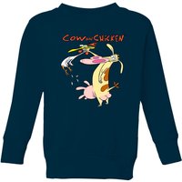 Cow and Chicken Characters Kids' Sweatshirt - Navy - 3-4 Years
Cow and Chicken Characters Kids' Sweatshirt - Navy - 3-4 Years