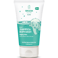 Weleda Kids' 2-in-1 Mighty Mint Shampoo and Body Wash 150ml
Weleda Kids' 2-in-1 Mighty Mint Shampoo and Body Wash 150ml