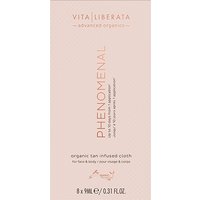 Vita Liberata Organic Botanical Tan Infused Cloths (Pack of 8) 
Vita Liberata Organic Botanical Tan Infused Cloths (Pack of 8)