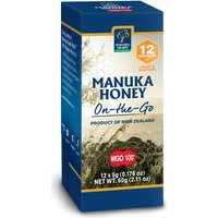 MGO 100+ Pure Manuka Honey - Snap Pack - 5g - Pack of 12
MGO 100+ Pure Manuka Honey - Snap Pack - 5g - Pack of 12