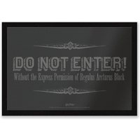 Harry Potter Regulus Black Do Not Enter Entrance Mat
Harry Potter Regulus Black Do Not Enter Entrance Mat