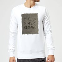 Harry Potter Ministry Of Magic Sweatshirt - White - L
Harry Potter Ministry Of Magic Sweatshirt - White - L