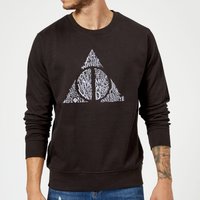 Harry Potter Deathly Hallows Text Sweatshirt - Black - XL
Harry Potter Deathly Hallows Text Sweatshirt - Black - XL