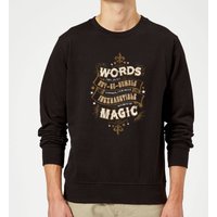 Harry Potter Words Are, In My Not So Humble Opinion Sweatshirt - Black - XXL
Harry Potter Words Are, In My Not So Humble Opinion Sweatshirt - Black - XXL