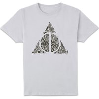 Harry Potter Deathly Hallows Text Men's T-Shirt - White - M
Harry Potter Deathly Hallows Text Men's T-Shirt - White - M