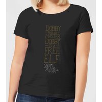 Harry Potter Dobby Is A Free Elf Women's T-Shirt - Black - M
Harry Potter Dobby Is A Free Elf Women's T-Shirt - Black - M