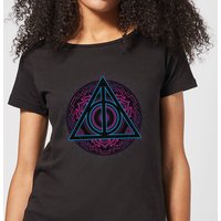 Harry Potter Deathly Hallows Neon Women's T-Shirt - Black - S
Harry Potter Deathly Hallows Neon Women's T-Shirt - Black - S