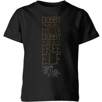 Harry Potter Dobby Is A Free Elf Kids' T-Shirt - Black - 7-8 Years
Harry Potter Dobby Is A Free Elf Kids' T-Shirt - Black - 7-8 Years