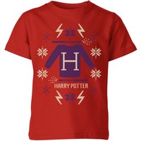 Harry Potter Christmas Sweater Kids' T-Shirt - Red - 5-6 Years
Harry Potter Christmas Sweater Kids' T-Shirt - Red - 5-6 Years