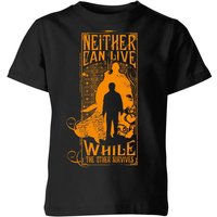 Harry Potter Neither Can Live Kids' T-Shirt - Black - 11-12 Years
Harry Potter Neither Can Live Kids' T-Shirt - Black - 11-12 Years