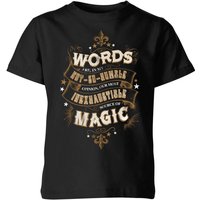 Harry Potter Words Are, In My Not So Humble Opinion Kids' T-Shirt - Black - 5-6 Years
Harry Potter Words Are, In My Not So Humble Opinion Kids' T-Shirt - Black - 5-6 Years