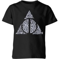 Harry Potter Deathly Hallows Text Kids' T-Shirt - Black - 5-6 Years
Harry Potter Deathly Hallows Text Kids' T-Shirt - Black - 5-6 Years