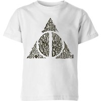 Harry Potter Deathly Hallows Text Kids' T-Shirt - White - 5-6 Years
Harry Potter Deathly Hallows Text Kids' T-Shirt - White - 5-6 Years