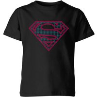 Justice League Superman Retro Grid Logo Kids' T-Shirt - Black - 5-6 Years
Justice League Superman Retro Grid Logo Kids' T-Shirt - Black - 5-6 Years