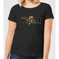 Shazam Gold Logo Women's T-Shirt - Black - L
Shazam Gold Logo Women's T-Shirt - Black - L