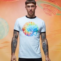 Rick and Morty Get Schwifty Wubba Lubba Dub Dub Rainbow Ringer - White/Black - XS 
Rick and Morty Get Schwifty Wubba Lubba Dub Dub Rainbow Ringer - White/Black - XS