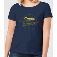 Limited Edition Braille Skate Company Women's T-Shirt - Navy - S, Blue
Limited Edition Braille Skate Company Women's T-Shirt - Navy - S, Blue