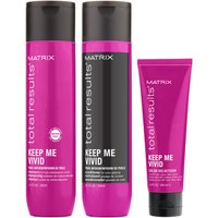Matrix Keep Me Vivid Shampoo, Conditioner and Velvetiser Trio
Matrix Keep Me Vivid Shampoo, Conditioner and Velvetiser Trio