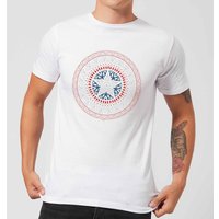 Marvel Captain America Oriental Shield Men's T-Shirt - White - XS
Marvel Captain America Oriental Shield Men's T-Shirt - White - XS