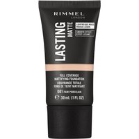 Rimmel London Lasting Matte Foundation 30ml (Various Shades) - 001 Fair Porcelain
Rimmel London Lasting Matte Foundation 30ml (Various Shades) - 001 Fair Porcelain