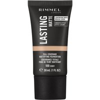 Rimmel London Lasting Matte Foundation 30ml (Various Shades) - 100 Ivory
Rimmel London Lasting Matte Foundation 30ml (Various Shades) - 100 Ivory