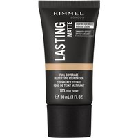 Rimmel London Lasting Matte Foundation 30ml (Various Shades) - 103 True Ivory
Rimmel London Lasting Matte Foundation 30ml (Various Shades) - 103 True Ivory
