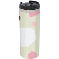 Blob Pattern Stainless Steel Thermo Travel Mug - Metallic Finish
Blob Pattern Stainless Steel Thermo Travel Mug - Metallic Finish