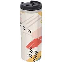 XO Pattern Stainless Steel Thermo Travel Mug - Metallic Finish
XO Pattern Stainless Steel Thermo Travel Mug - Metallic Finish
