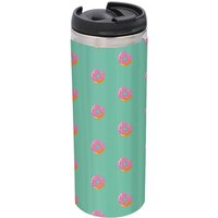 Doughnut Pattern Stainless Steel Thermo Travel Mug - Metallic Finish
Doughnut Pattern Stainless Steel Thermo Travel Mug - Metallic Finish