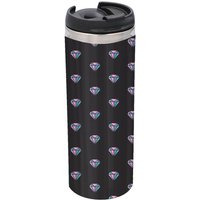 Diamond Pattern Stainless Steel Thermo Travel Mug - Metallic Finish
Diamond Pattern Stainless Steel Thermo Travel Mug - Metallic Finish