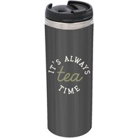 It's Always Tea Time Stainless Steel Thermo Travel Mug - Metallic Finish
It's Always Tea Time Stainless Steel Thermo Travel Mug - Metallic Finish