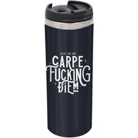 Carpe F*cking Diem Stainless Steel Thermo Travel Mug - Metallic Finish
Carpe F*cking Diem Stainless Steel Thermo Travel Mug - Metallic Finish