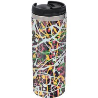 Splatter Pattern Stainless Steel Travel Mug - Metallic Finish
Splatter Pattern Stainless Steel Travel Mug - Metallic Finish