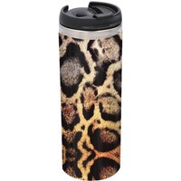 Snake Print Stainless Steel Thermo Travel Mug - Metallic Finish
Snake Print Stainless Steel Thermo Travel Mug - Metallic Finish