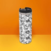 Grey Camo Stainless Steel Travel Mug
Grey Camo Stainless Steel Travel Mug
