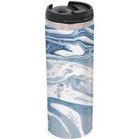 Blue Marble Stainless Steel Thermo Travel Mug - Metallic Finish
Blue Marble Stainless Steel Thermo Travel Mug - Metallic Finish