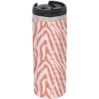 Zebra Pattern Stainless Steel Thermo Travel Mug - Metallic Finish
Zebra Pattern Stainless Steel Thermo Travel Mug - Metallic Finish