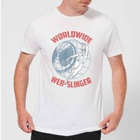 Spider-Man Far From Home Worldwide Web Slinger Men's T-Shirt - White - XS
Spider-Man Far From Home Worldwide Web Slinger Men's T-Shirt - White - XS