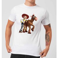 Toy Story 4 Jessie And Bullseye Men's T-Shirt - White - XS - White
Toy Story 4 Jessie And Bullseye Men's T-Shirt - White - XS - White