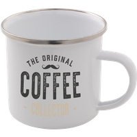 The Original Coffee Collector Enamel Mug – White
The Original Coffee Collector Enamel Mug – White