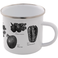 Vegetables Enamel Mug – White
Vegetables Enamel Mug – White
