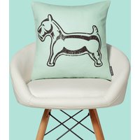 Monopoly Dog Letterpress Square Cushion - 40x40cm - Soft Touch
Monopoly Dog Letterpress Square Cushion - 40x40cm - Soft Touch