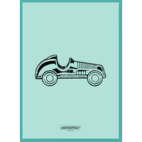 Monopoly Car Letterpress Art Print - A3, Multi
Monopoly Car Letterpress Art Print - A3, Multi