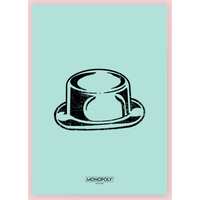 Monopoly Hat Letterpress Art Print - A4, Multi
Monopoly Hat Letterpress Art Print - A4, Multi