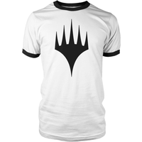 Magic The Gathering Black Logo Men's Ringer - White/Black - S
Magic The Gathering Black Logo Men's Ringer - White/Black - S