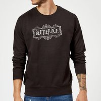 Beetlejuice White Logo Sweatshirt - Black - L
Beetlejuice White Logo Sweatshirt - Black - L