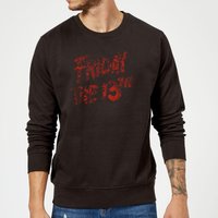 Friday the 13th Logo Blood Sweatshirt - Black - S
Friday the 13th Logo Blood Sweatshirt - Black - S