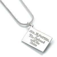 Harry Potter Hogwarts Acceptance Letter Necklace, Silver
Harry Potter Hogwarts Acceptance Letter Necklace, Silver