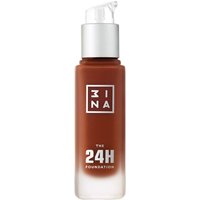 3INA Makeup The 24H Foundation 30ml (Various Shades) - 678 Grey Brown 
3INA Makeup The 24H Foundation 30ml (Various Shades) - 678 Grey Brown